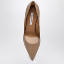 Décolleté de cuero Aquazzura beige