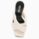 Paris Texas Milk White Leather Mule