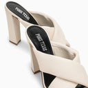 Paris Texas Milk White Leather Mule