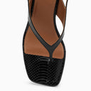 Paris Texas Portofino Black Leather Thong Mule