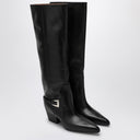 Paris Texas Jane Black Leather High Boot