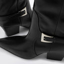 Paris Texas Jane Black Leather High Boot