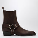 Paris Texas Helena Brown Leather Boot
