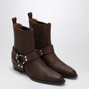Paris Texas Helena Brown Leather Boot