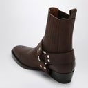 Paris Texas Helena Brown Leather Boot