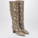 Paris Texas Lavinia Boots In Python Printed Leather