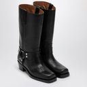 Paris Texas Black Leather Roxy Boot