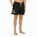 Amiri Black Swim Shorts With Logo