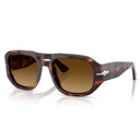 Lunettes de soleil Persol Po3373 S 24/85 Vincent Marron/Marron Clair Unisexe
