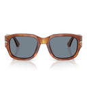 Persol Sunglasses Po3380 S 96/56 Terra Di Siena/Blue Unisex