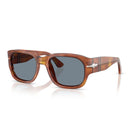 Persol Sunglasses Po3380 S 96/56 Terra Di Siena/Blue Unisex