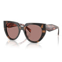 Prada Sunglasses Pr14 Ws 23 A60 B Mauve Tortoiseshell/Light Brown Women