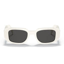 Prada Sunglasses Pr17 Ws 1425 S0 White/Dark Gray Unisex