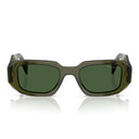 Prada Sunglasses Pr17 Ws 19 Z1 I0 Transparent Bottle/Dark Green Unisex