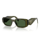 Prada Sunglasses Pr17 Ws 19 Z1 I0 Transparent Bottle/Dark Green Unisex