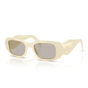 Prada Sunglasses Pr17 Ws 21 D5 J2 White/Light Brown Unisex