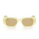Prada Sunglasses Pr17 Ws 21 G10 R Frosted Vanilla/Yellow Unisex