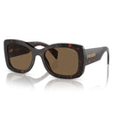 Prada Sunglasses Pra08 S 16 N5 Y1 Tortoiseshell/Dark Brown Unisex