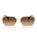 Prada Sunglasses Pra51 S Zvn50 C Gold/Brown Gradient Unisex