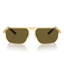 Prada Sunglasses Pra53 S 1 Bk01 T Matte Gold/Dark Brown Men