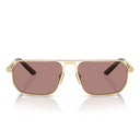 Prada Sunglasses Pra53 S Vaf10 D Matte Gold/Light Brown Men