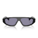 Prada Sunglasses Prc02 S 16 K50 B Black/Violet Silver Mirror Men