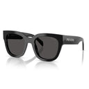 Prada Solglasögon Prc04 S 16 K08 Z Svart/Mörkgrå Dam