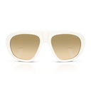 Prada Sunglasses Prc05 S 17 K20 S Talc White/Yellow Brown Gradient Women