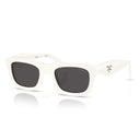 Okulary przeciwsłoneczne Prada Prc06 S 17 K08 Z Talk Białe/Ciemnoszare Damskie