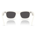 Okulary przeciwsłoneczne Prada Prc06 S 17 K08 Z Talk Białe/Ciemnoszare Damskie