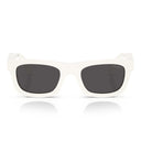 Okulary przeciwsłoneczne Prada Prc06 S 17 K08 Z Talk Białe/Ciemnoszare Damskie