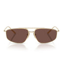 Prada Sunglasses Prc51 S Zvn80 T Pale Gold/Chocolate Black Women