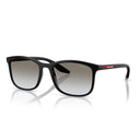 Prada Sunglasses Psa08 S 1 Ab0 A7 Linea Rossa Black/Gray Gradient Unisex