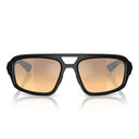 Prada Sunglasses Psb11 Su 1 Bo40 Z Red Line Matte Black/Orange Mirrored Men