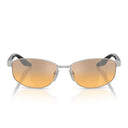 Prada Sunglasses Psb53 S 1 Bc40 Z Red Line Silver/Orange Mirrored Men