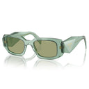 Prada Sunglasses Pr17 Ws 11 R10 E Green/Green Unisex
