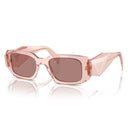 Prada Sunglasses Pr17 Ws 19 Q10 D Pink/Light Brown Unisex