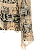 R13 Cardigan "Overlay Anganited"