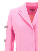Mach & Mach Bow und Perle Blazer Kleid