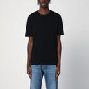 روبرتو كولينا قميص قطن مضلع أسود