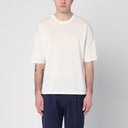 Roberto Collina Ecru maglione in cotone