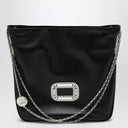Sacca in pelle nera Roger Vivier Mini Pilgrim