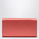 Roger Vivier Salmon Pink Satin Efflorescence Clutch Bag With Buckle