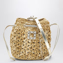 Roger Vivier Bockt Bag Très Vivier in Beige Crochet