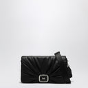 Roger Vivier Viv' Choc Large Black Leather Bag