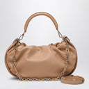 Roger Vivier Viv 'Choc Royal Desert Leather Hobo Bag