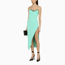 David Koma Aqua Green Midi Dress With Slit