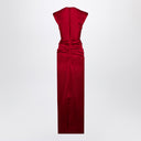 Max Mara Pianoforte Red Long Sleeveless Dress