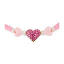 Pink Heart Earrings Shourouk Strass Pink