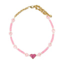 Pink Heart Earrings Shourouk Strass Pink